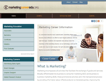 Tablet Screenshot of marketingcareeredu.org